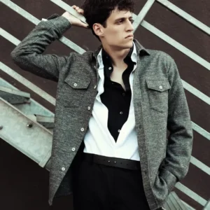 Mados namai Lekeckas, vyriškiai marškiniai, nano marškiniai